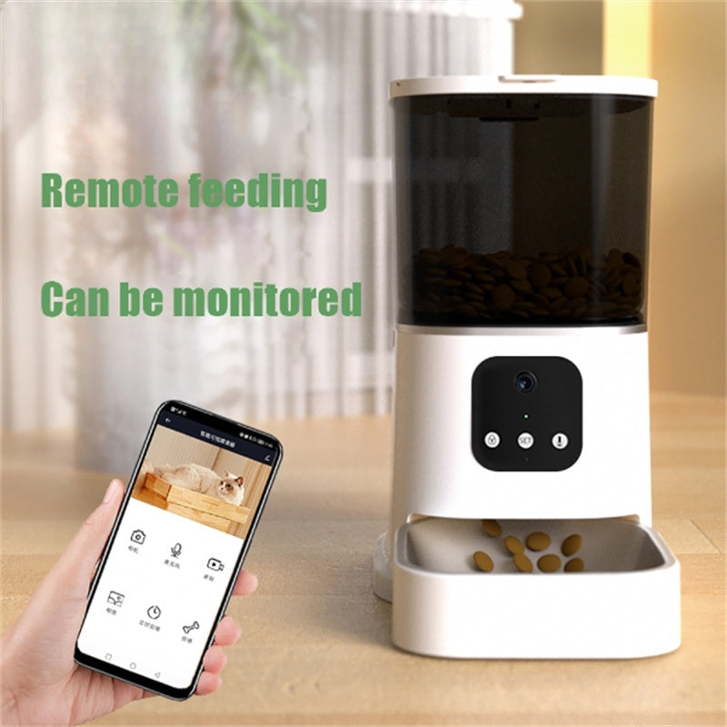 Smart WiFi Pet Feeder – 6L Automatic Cat & Dog Food Dispenser