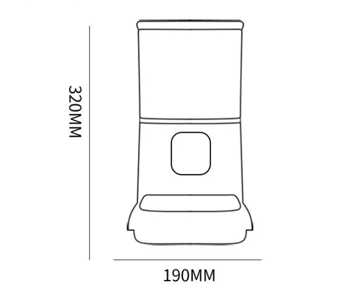 Smart WiFi Pet Feeder – 6L Automatic Cat & Dog Food Dispenser