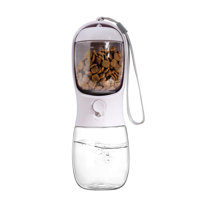 Portable Dog Water Bottle with Food Box