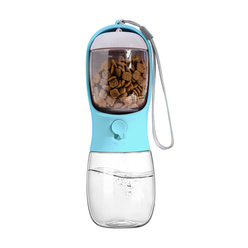 Portable Dog Water Bottle with Food Box