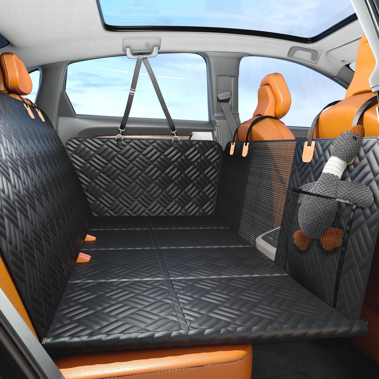 Hard Bottom Dog Car Seat Cover – Safer, Stronger & More Spacious