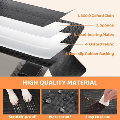 Hard Bottom Dog Car Seat Cover – Safer, Stronger & More Spacious
