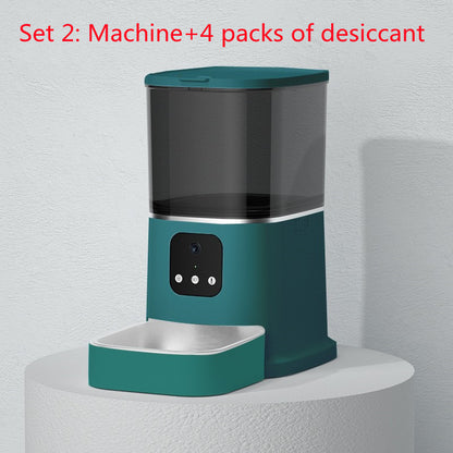 Smart WiFi Pet Feeder – 6L Automatic Cat & Dog Food Dispenser