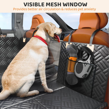 Hard Bottom Dog Car Seat Cover – Safer, Stronger & More Spacious